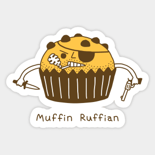 Muffin Ruffian Sticker